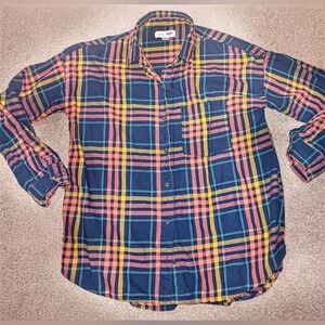 Old Navy Plaid Flannel Long Sleeve Shirt